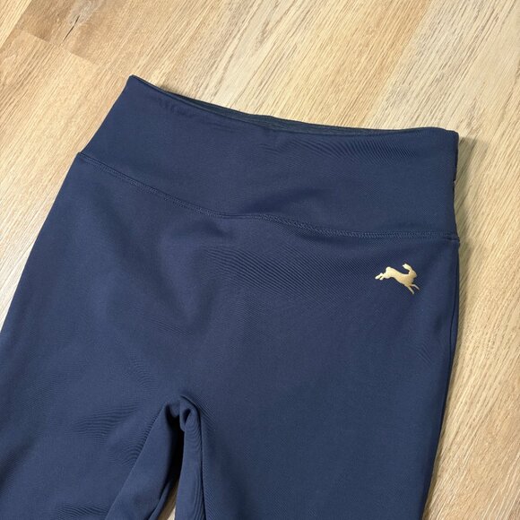 Tracksmith Allston Tights navy blue size XS running leggings compression - Picture 4 of 10